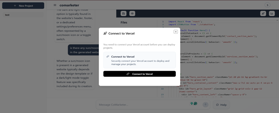 vercel deployment